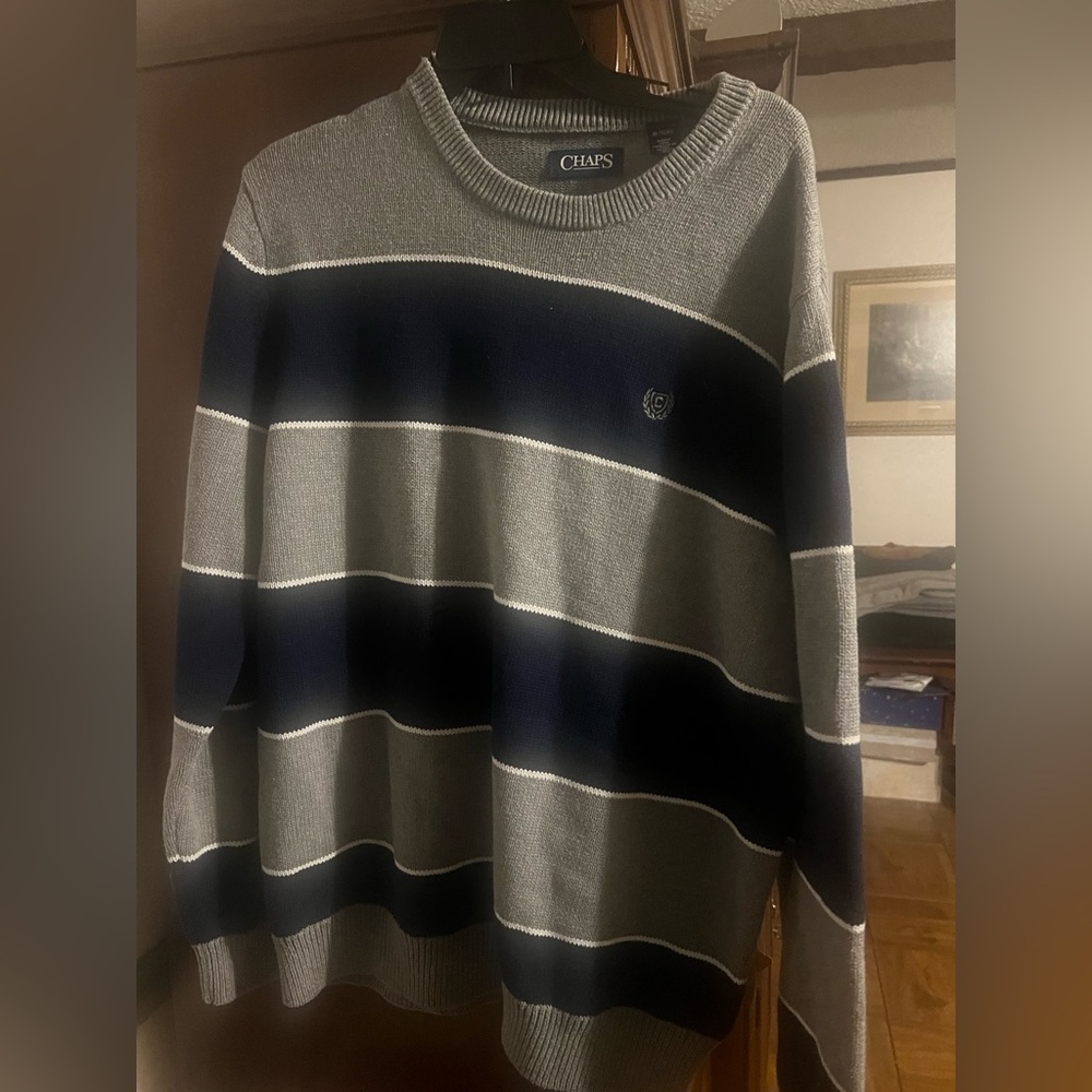 Chaps 100% Cotton crew neck sweater